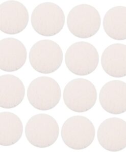 ULTECHNOVO 40pièces Éponges Maquillage Arrondies Visage Disques Démaquillants Simples Outils Cosmétiques Nettoyants