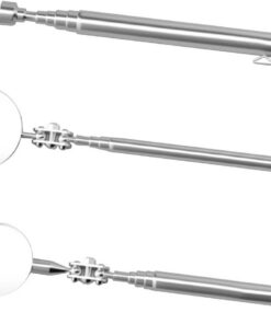 Miroir D'inspection Télescopique Miroirs de Contrôle Télescopiques pour | Outil Robustes avec Poignée Ergonomique pour Mécanique Automobile et Réparation Domestique