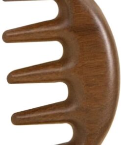 Housoutil Peigne de Massage pour Chevelu Outil de Soins Capillaires Bois avec Dents Larges pour Usage Domestique