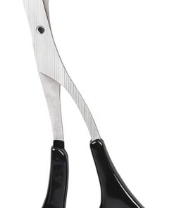 Tondeuse de précision professionnelle pour sourcils - Accessoire de beauté avec peigne et poignées antidérapantes, noir et argenté, pour hommes