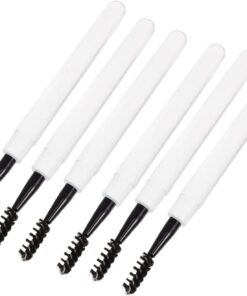 Housoutil 6pièces Pinceau à Mascara et Brosse à Sourcils Applicateur pour Cils Outil de Maquillage Set pour Beauté