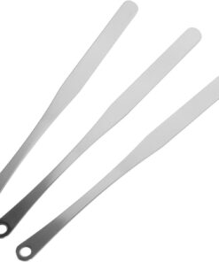 Healvian 3 Pièces Spatule Cosmétique Outil Mélangeur de Maquillage Spatule à Long Manche pour Fond de Teint Pratique