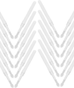 Housoutil Lot de 60 Pinceaux à Lèvres en Silicone avec Couvercle Applicateurs Réutilisables et Lavables Format Voyage Compact pour Rouge à Lèvres et Gloss Outil Maquillage Portable et