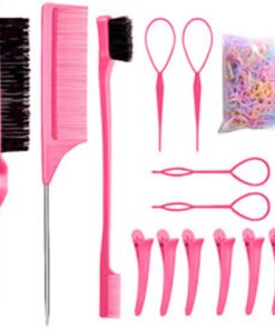 Set de brosses à cheveux 14 Pièces Ergonomiques Légers et Portatifs | Accessoires cheveux pour filles Pour Salon, , Mariage, Soins Capillaires, Fêtes, Vacances, Événements