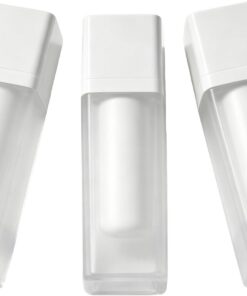Lot de 3 flacons à pompe à lotion sous vide vides et dépolis - 30 ml - Pour emballage d'échantillons de maquillage - Pour lotion tonique, gel, lotion, crème pour le visage