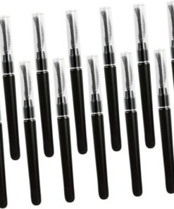 Healeved 12pièces Brosse à Silicone Souple Pinceau Portable Pour Maquillage Outils Pour Yeux Pour Usage à Et Voyage