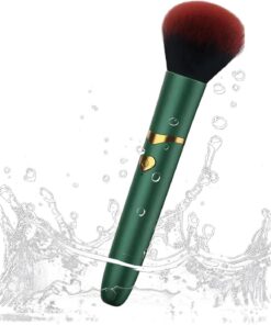 Pinceau de maquillage vibrant, applicateur de de teint, outil électrique étanche, anti-cernes, poils doux, crée une finition, pour couvrir la crème liquide, accessoire de beauté pour femmes et