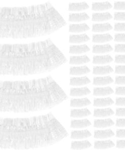 VICASKY Protège-oreilles Jetables Étanches, 1000 Pièces Transparentes, Confort Hypoallergénique, Protection Auditive, Soins Capillaires, Salons de Coiffure et Voyages