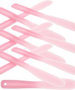 VICASKY 10 Pcs Outil Mélange Cosmétique Silicone pour Masque Visage et Crème Réutilisable Professionnel