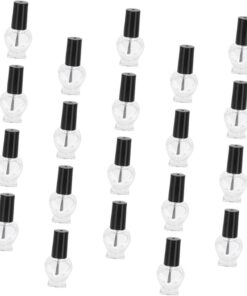Gatuida 20 Pièces Flacons Vides pour Vernis à Ongles Résistants et Légers Distributeurs de Vernis Outils de Rangement