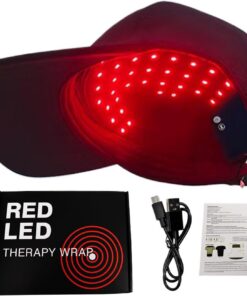 Chapeau À Lumière Rouge Pour La Repousse Capillaire Soins LED 450 nm/660 nm | Bonnet De Repousse Capillaire Pour Cuir Chevelu Loisirs Femmes Hommes Maison