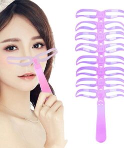 Pochoir à sourcils Outils de avec Manche pour le Modelage | Gabarit de 8 formes pour Femmes, Filles, Étudiantes, Maison, Salon, , , Soirées,