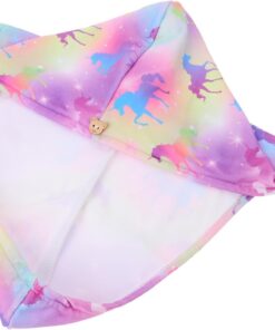 Serviette De Séchage Microfibre pour Cheveux Bouclés Bonnet Absorbant Élastique avec Imprimé pour Femmes pour Bain Soins Capillaires
