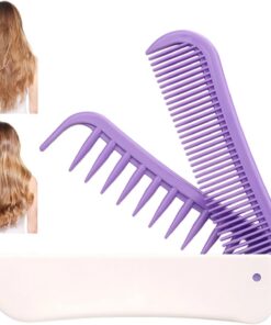 Peigne de Poche Pliable Outil de Coiffure et Soin Capillaire à Double Tête | Peigne Pliant Pour Coiffure pour Maison Coiffeur Appartement Hôtel Dortoir Universitaire Ferme Plage