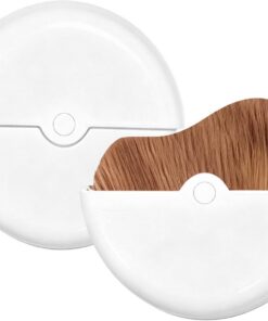 Pinceau de maquillage pour le visage, outil à poils doux, applicateur de fard à joues, étui de protection pour joues de beauté, usage , débutant, femme, anniversaire, vacances, voyage