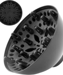 Embout diffuseur pour sèche-cheveux Accessoire de coiffage professionnel | Accessoires de Soins Capillaires pour Vacances Plage Été Salon Maison Utilisation Quotidienne Brushing Naturel