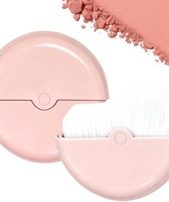 Pinceau de maquillage pour fard à joues, outil pour le visage, doux et lisse, équipement de beauté cosmétique, portable, adapté aux voyages, convient pour les femmes professionnelles,