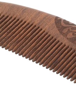 Ciieeo Peigne à Cheveux en Bois de Massage Cuir Chevelu, Design Délicat et Double Face Sculptée, pour Soin Capillaire