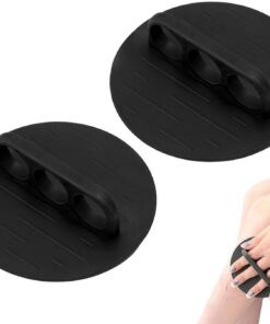 Bath Scrubber for Body 2 Piece Reusable Anti-slip Rubber Shower Tool | Body Bathing Pads for Shoulders Back Home Bathroom Spa Hotel Dormitory Apartment