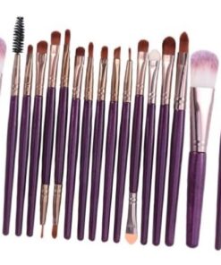 Housoutil 45pièces Pinceaux De Maquillage Pour Visage Kit Outils Cosmétiques Avec Poignée Plastique Et Poils Nylon Et Usage Poignée Violette