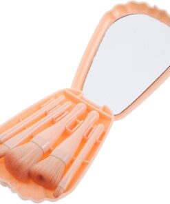Housoutil 5pièces Coffret De Maquillage Pour Femmes Pinceaux De Maquillage Avec Étui De Rangement Outils De Beauté Pour Fards à Paupières