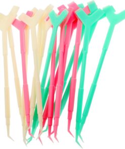 Toyvian Outil de Nettoyage pour Extensions de Cils 18pcs Y-shaped en Pp Brossettes pour Rehaussement de Cils Accessoires de Maquillage pour Femmes et Greffage Minutieux
