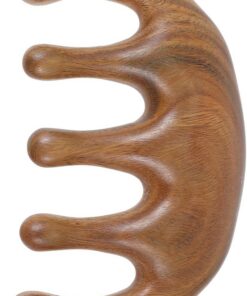 Ciieeo Peigne de Massage en Bois Naturel pour Stimuler le Cuir Chevelu et Prévenir les Dommages Statiques, Outil Pratique pour Soin Capillaire Quotidien Couleur Couleur Aléatoire