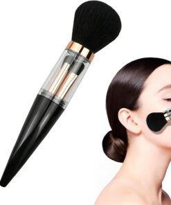 Mini Set De Pinceaux De 5 Pièces Outil Cosmétique Réutilisable | Kit Pinceaux De Teint Poudre Pour Femmes Débutantes Professionnelles Mariage Salon Maison