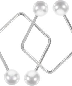 STOBAZA Outil D'exercice Facial 2 Pcs pour Fabrication de Fossettes, Entraîneur Visage en Titane Léger, Accessoire Soin Visage pour Tonification des Joues, Usage Quotidien Adapté à Tous