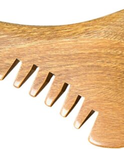 Artibetter Peigne de Massage Relaxant en Bois Verawood Anti-statique Outil de Soin Capillaire pour Cheveux Secs et Mouillés, Adapté aux Femmes et Garçon et Filles