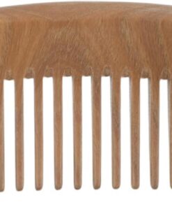 Gatuida Peigne Bois de Santal Naturel à Dents Larges Massage Doux Du Chevelu Démêlant pour Cheveux Bouclés et Raides Soin Capillaire Relaxant