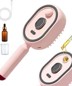 Brosse Électrique à Vapeur pour Cheveux Peigne à Coussin d'Air Antistatique | Brosse vapeur électrique sans fil anti-frisottis pour femme, , soin capillaire, nourrissa