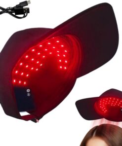 Casque de Croissance Capillaire Soins LED 450 nm/660 nm Apaisants et | Bonnet De Repousse Capillaire Domicile Soin Cuir Chevelu et Loisirs Unisexe