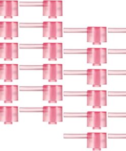 Ciieeo Pompe de Transfert de Liquide pour Parfum, Flacon Pulvérisateur Rechargeable Rose Transparent, Kit de Remplissage 100 Pcs, Outil de Recharge Portable Voyage et Maquillage