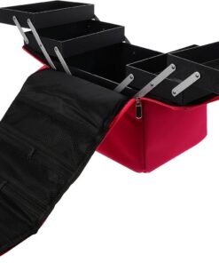 YARNOW 1 Pièce Trousse Maquillage Étanche Multifonction avec Bretelles Ajustables Capacité Spacieuse pour Cosmétiques et Accessoires Organiseur Portable et Léger Convient pour Voyage