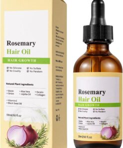 Huile De Soin Capillaire Vaporisateur 59ml Pour Pointes Sèches | Solution Réparatrice Anti-Frisottis Densifiante pour Cuir Chevelu Gras Cheveux Abîmés Bouclés pour Hommes Femmes Salon