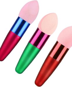 VALICLUD 3 pièces Éponge de Maquillage Fond Teint Usage Sec et Humide Forme Œuf pour Base et Teint Visage Outil Cosmétique Aléatoires Couleur Aléatoire Couleur Aléatoire