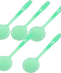 Pince à Coton Vert 5 Pièces Beauté en Plastique pour Soins Visage | Clip Type, Pads Coton Remplaçables, Usage Facial et Skincare, Outil Polyvalent pour Routine Quotidienne