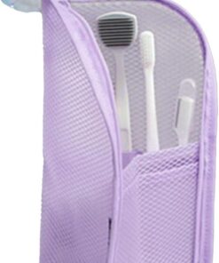 Trousse de maquillage verticale Séparation humide et sec étanche | Trousse De Toilette Verticale De Pour Savon Lotion Brosse À Dents Dentifrice Hôtel Dortoir Affaires Week-End