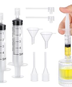 Segbeauty Kit d'outils de Recharge de Parfum, 8 pièces en Plastique Transparent - Entonnoir de Parfum et seringue - Distributeur de cosmétiques - Outil de Transfert pour Voyage - Atomiseur de Parfum