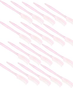 VALICLUD 100pièces Lot de Peignes à Sourcils Mini Kit Accessoires Cosmétiques pour Séparer Cils et Sourcils Outil Maquillage