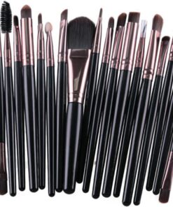 Healeved 20 Pièces Kit de Pinceaux Maquillage Pinceaux à Fond de Teint Outils Cosmétiques Accessoires de Maquillage