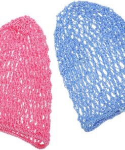 Ciieeo Filets à Cheveux Crochetés pour Femmes, Lot de 2 Bonnets Snood en Maille Respirante, Filet Protecteur pour Cheveux Longs, Bonnet de Nuit Léger pour Soin Capillaire et Coiffure