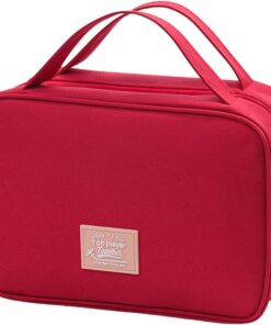 Trousse de toilette de grande capacité, rangement pratique pour cosmétiques, facile à nettoyer, porte-outils de maquillage, fournitures de salle de bain