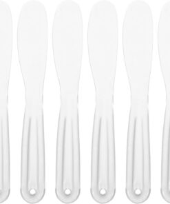 VICASKY 6pièces Spatule Faciale pour Masque Applicateur Réutilisable Plastique Outil de Soin de Peau pour Lotion et Crème