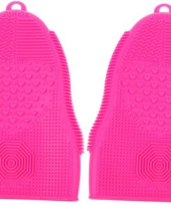 VICASKY 2pièces Tapis De Nettoyage Silicone Pour Pinceaux Lot De Outil Compact Et Portable Pour Éponges Et Accessoires De Maquillage Nettoyage Rapide Et Design Pliable Pour Voyages Et
