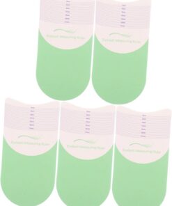 Healvian 5 Pièces Règles de Mesure Cils Outils de Mesure pour Extensions de Cils et Sourcils Accessoires Indispensables pour Salons et Usage Personnel