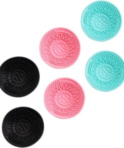 Healeved 12pièces Tapis De Nettoyage Pour Pinceaux Maquillage Silicone De Cups De Nettoyage Pour Outils De Et Éponge à Maquillage