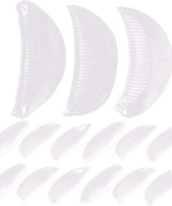 VICASKY 10 Paires Coussinets Silicone pour Perming Cils Réutilisables Accessoires pour Beauté Cils