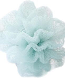 Shower Pouf, Back Scrubber Combo Set, Exfoliation Washcloth Towel with Suction Cup, Bath Puff Ball for Gentle Lather and Body Care, Ideal Skin Renewal Deep Cleansing Body Wash Routine